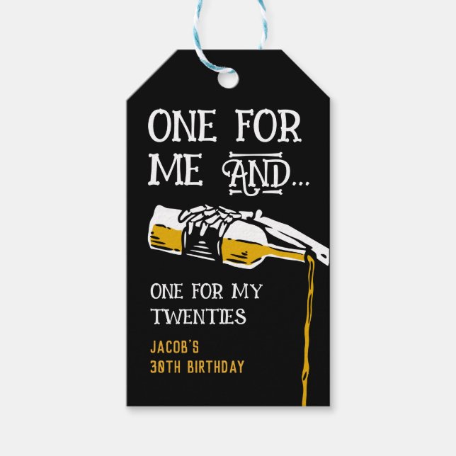 Death to My 20s  Gift Tags (Front)