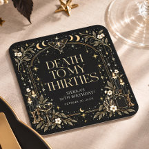 Death to My Thirties Gothic 30th Birthday Party