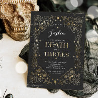 Death To My Thirties Halloween 40th Birthday Party