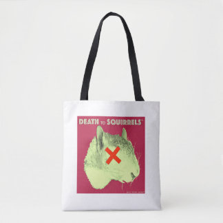 DEATH TO SQUIRRELS™ tote med. wht Bag