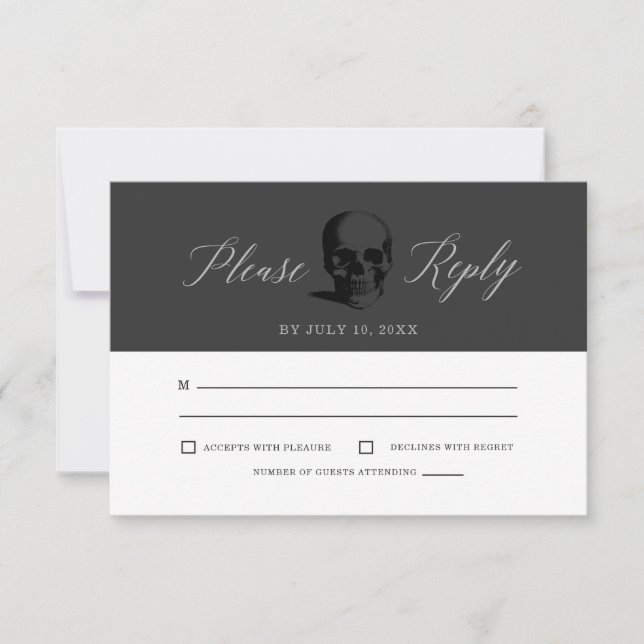 Death to your 20's RSVP (Front)
