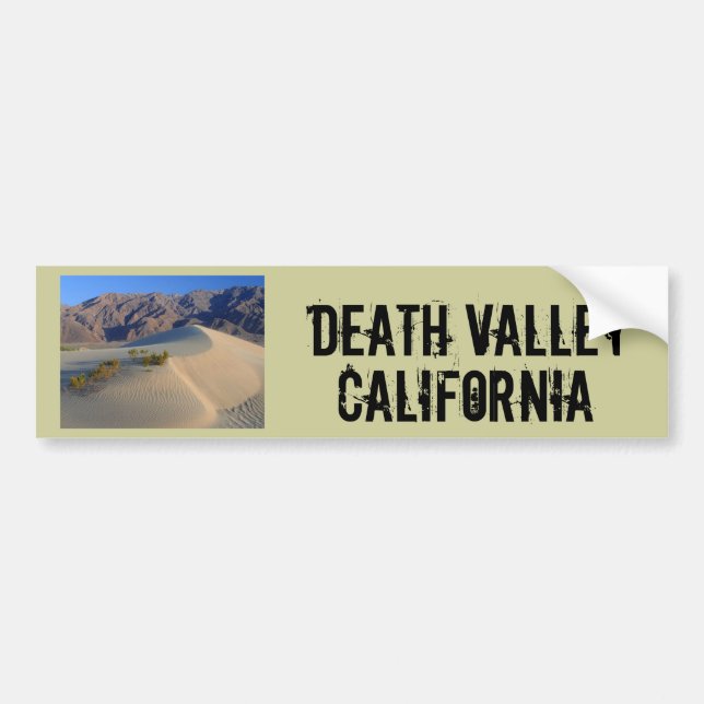 Death Valley California Bumper Sticker (Front)
