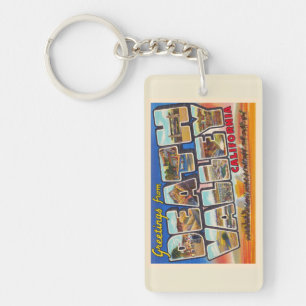 Death Valley California CA Large Letter Postcard Key Ring