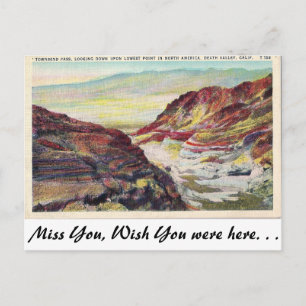 Death Valley, California Postcard
