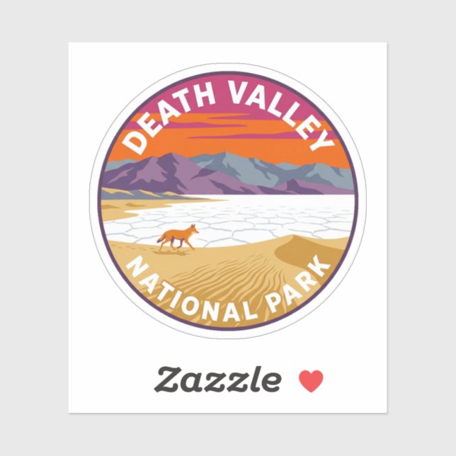 Death Valley California Retro National Park (Sheet)
