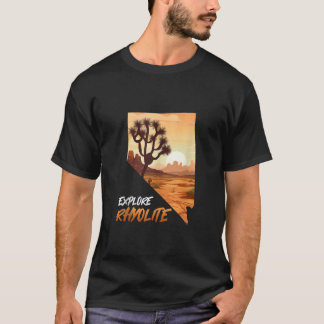 Death Valley EXPLORE RHYOLITE Funny Ghost Town Tan T-Shirt