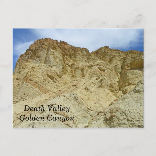 Death Valley/Golden Canyon Postcard! Postcard (Front)