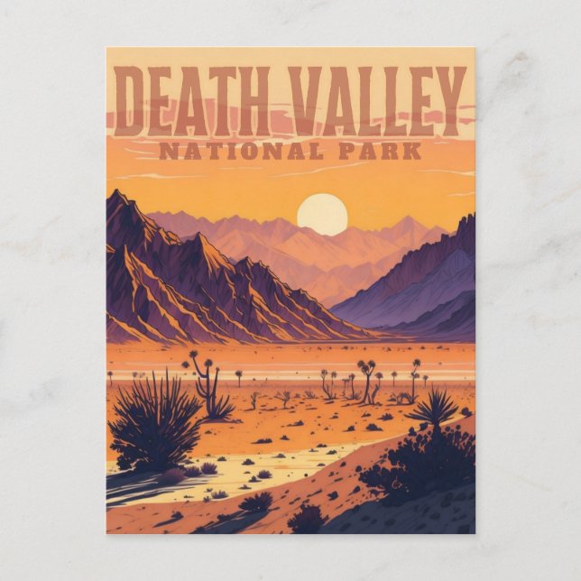 Death Valley Natinonal Park Postcard (Front)