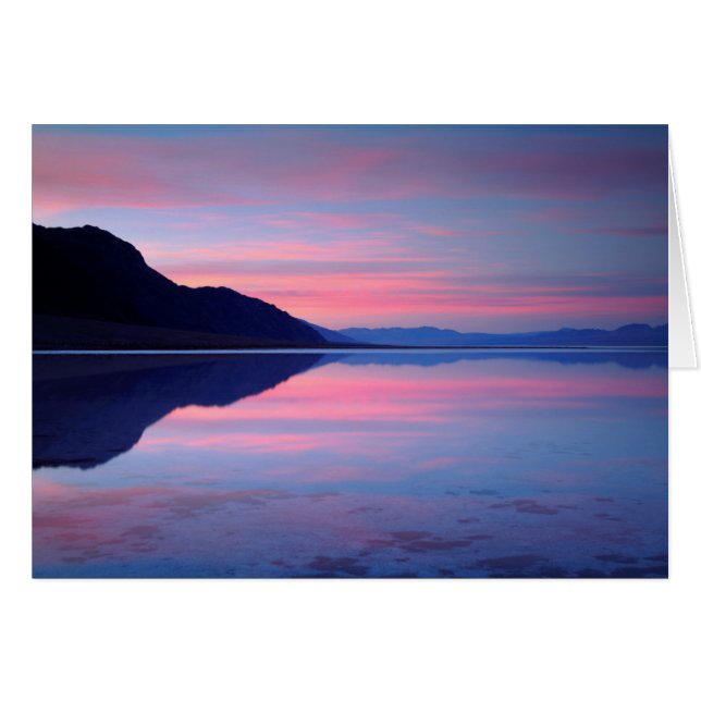 Death Valley National Park. Badwater at dawn (Front Horizontal)