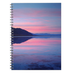 Death Valley National Park. Badwater at dawn Notebook