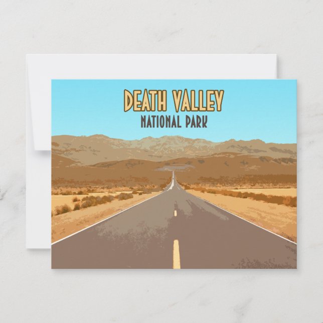 Death Valley National Park California Flat Card (Front)