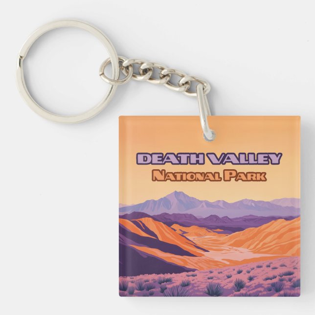 Death Valley National Park California Nevada Key Ring (Front)