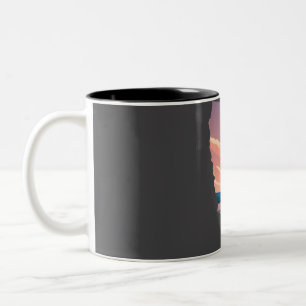 Death Valley National Park California State Border Two-Tone Coffee Mug