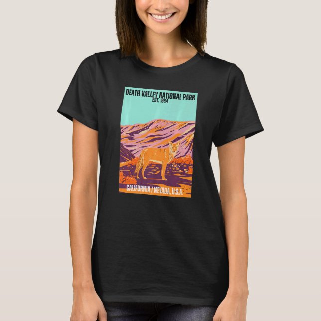 Death Valley National Park California State Souven T-Shirt (Front)