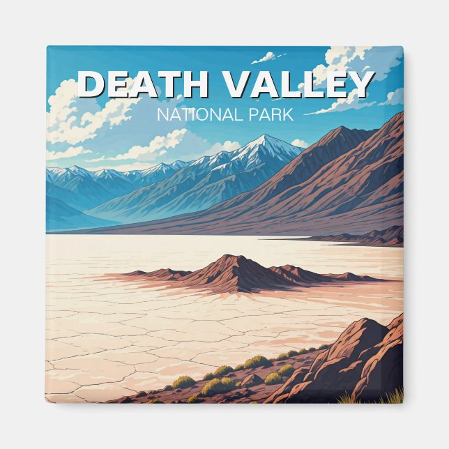 Death Valley National Park California Travel Magnet (Front)