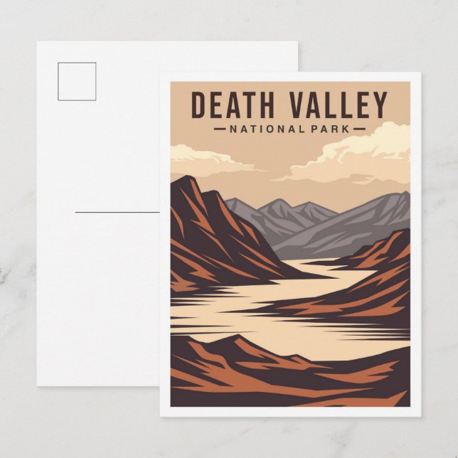 Death Valley National Park California USA Travel Postcard (Front/Back)