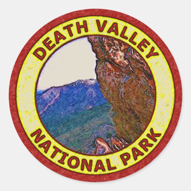 Death Valley National Park Classic Round Sticker (Front)