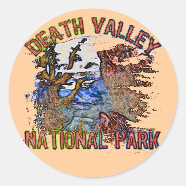 Death Valley National Park Classic Round Sticker (Front)