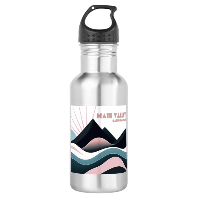 Death Valley National Park Coloured Hills 532 Ml Water Bottle (Front)