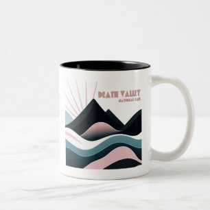 Death Valley National Park Coloured Hills Two-Tone Coffee Mug