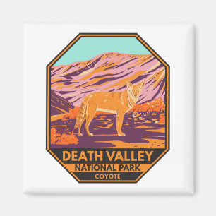 Death Valley National Park Coyote Vintage Magnet