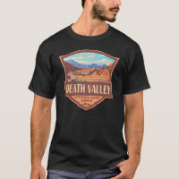 Death Valley National Park Illustration Retro