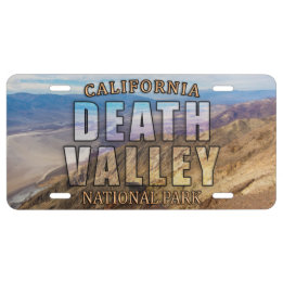 Death Valley National Park License Plate