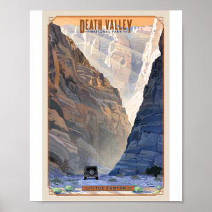 Death Valley National Park Litho Artwork Poster