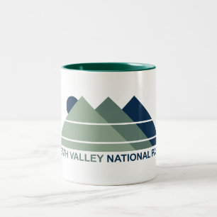 Death Valley National Park Mountain Sun Two-Tone Coffee Mug