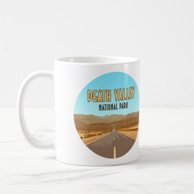Death Valley National Park Nevada Vintage Coffee Mug (Left)
