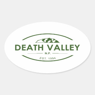 Death Valley National Park Oval Sticker