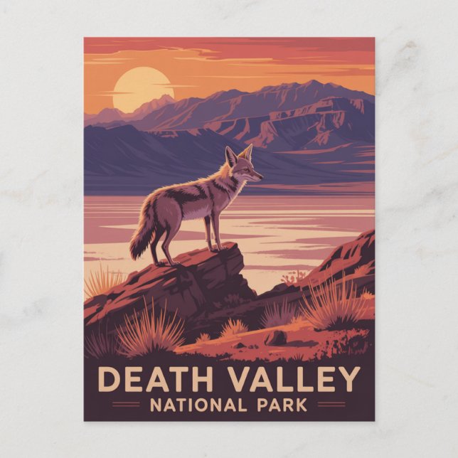 Death Valley National Park Postcard (Front)