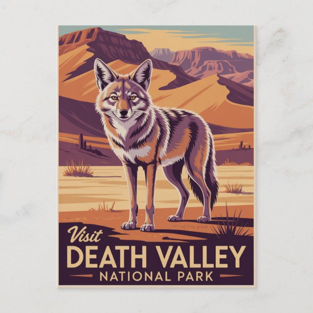 Death Valley National Park Postcard (Front)