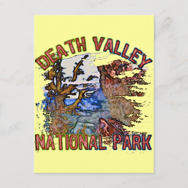 Death Valley National Park Postcard (Front)