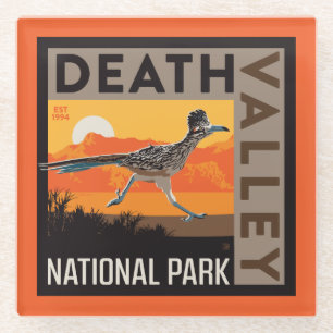 Death Valley National Park   Roadrunner Glass Coaster