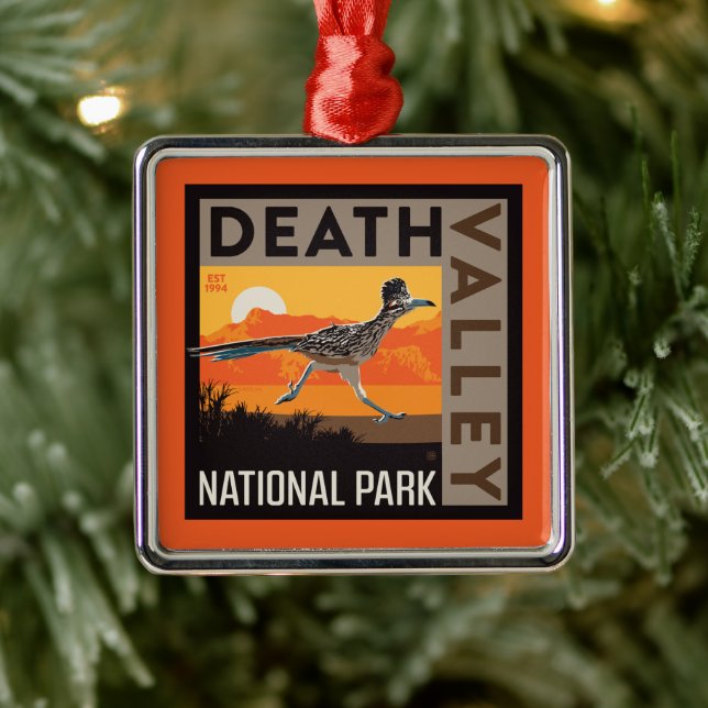 Death Valley National Park | Roadrunner Metal Tree Decoration (Tree)