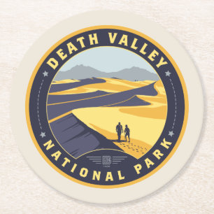 Death Valley National Park Round Paper Coaster