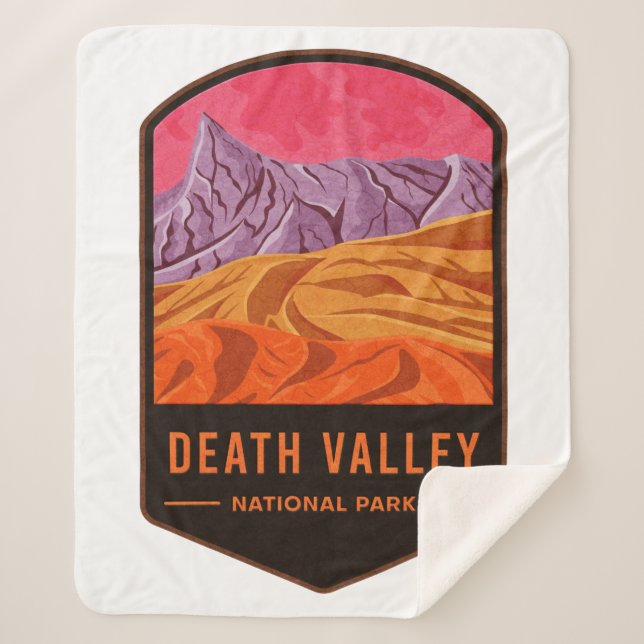 Death Valley National Park Sherpa Blanket (Front)