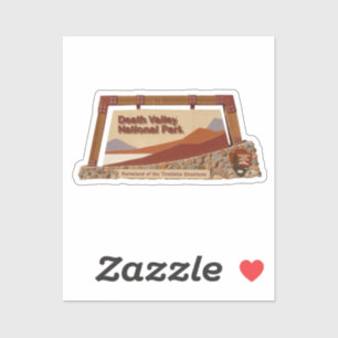 Death valley National Park sign