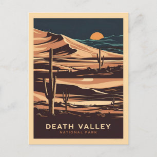 Death Valley National Park Sunset Postcard