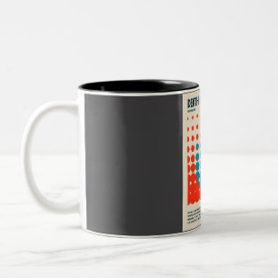 Death Valley National Park Travel Art  Two-Tone Coffee Mug