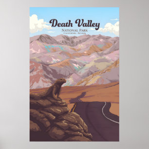 Death Valley National Park Travel Poster