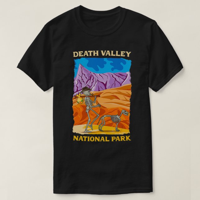 Death Valley National Park US California Nevada  T-Shirt (Design Front)
