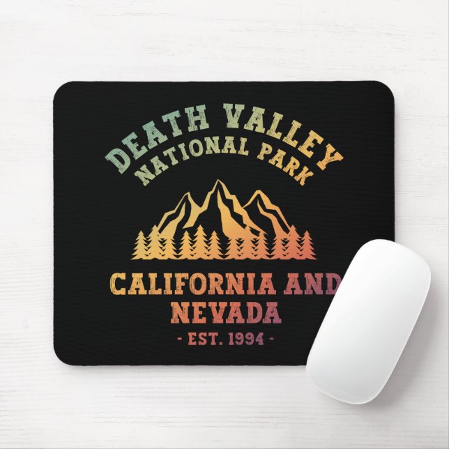 Death Valley National Park USA Gradient Mouse Mat (With Mouse)