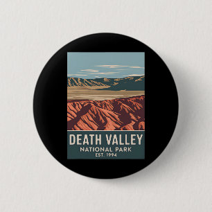 Death Valley National Park Vintage Camping Hiking 6 Cm Round Badge