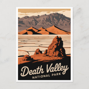 Death Valley National Park Vintage Postcard