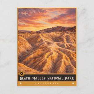 Death Valley National Park   Vintage Postcard