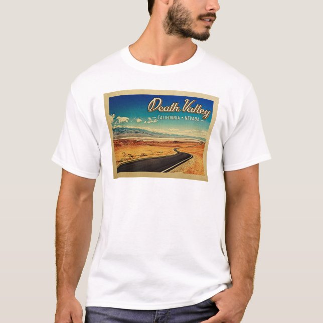 Death Valley National Park Vintage Travel T-Shirt (Front)