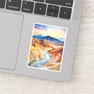 Death Valley National Park Watercolor Painting