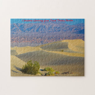 Death Valley Nevada.Christmas Greetings Jigsaw Puzzle